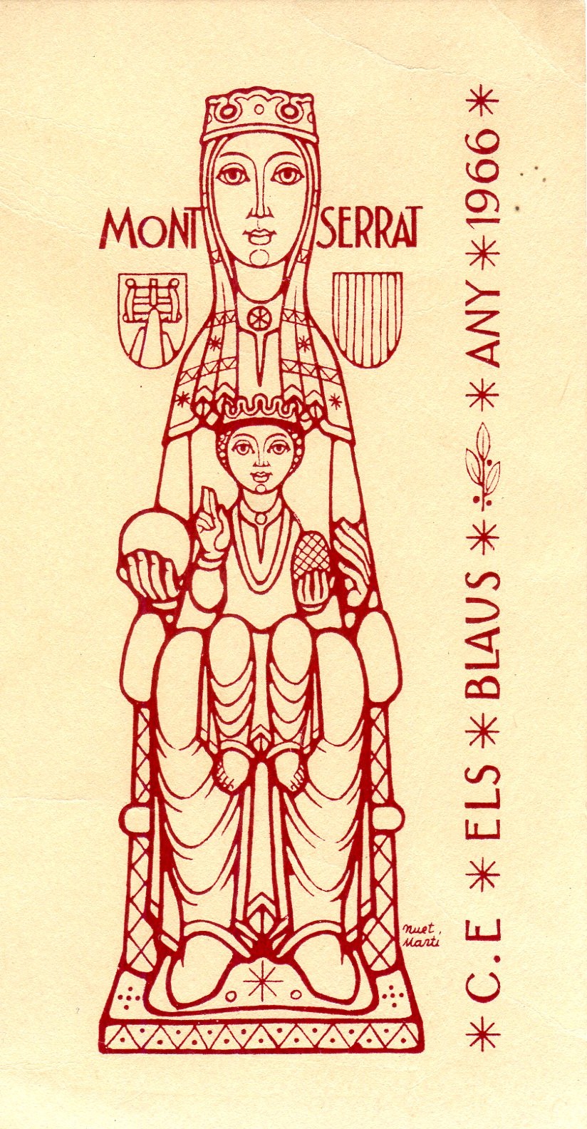 C.E. ELS BLAUS : ABRIL ANY 1966 - Portada